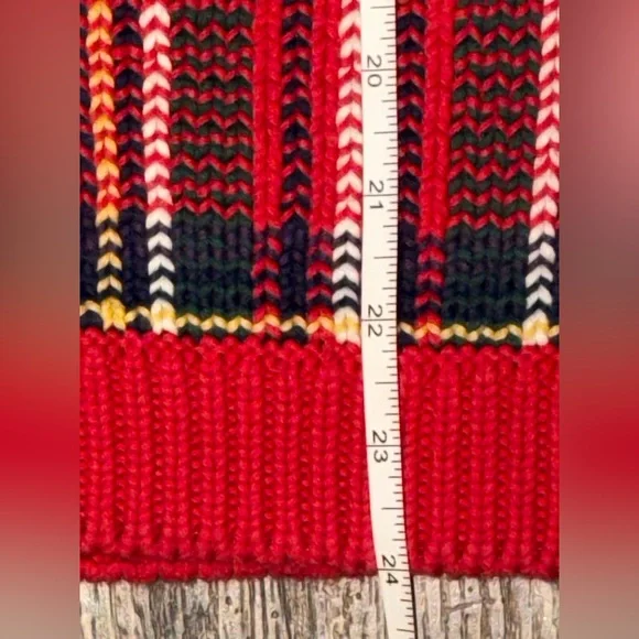 Vintage Northern Reflections Plaid Button Front Knit Sweater - Picture 8 of 8